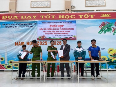 Ky cam ket giua cong an- nha truong - giao vien = hoc sinh